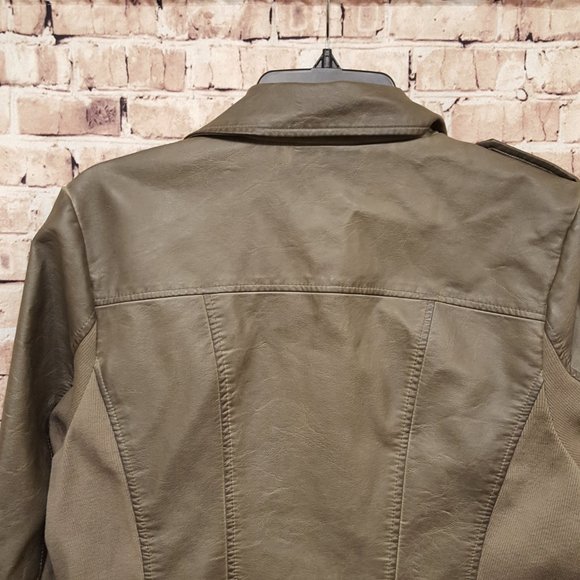 Sebby Soft Faux Leather Jacket Large - Picture 10 of 11